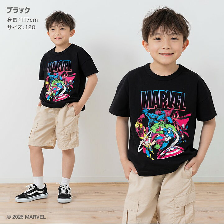 楽天市場】キッズ マーベル 半袖 Tシャツ 子供服 ラグラン 男の子 