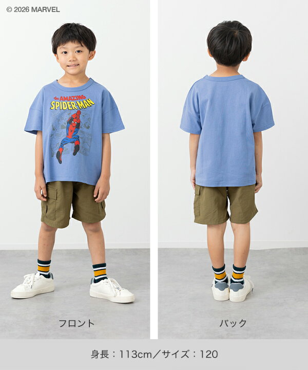 楽天市場】スパイダーマン 半袖 Tシャツ 子供服 キッズ ベビー服 
