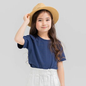 ゆうパケ送料無料 無地 Tシャツ 半袖 キッズ 子供服 ベビー 綿100% 男の子 女の子 ユニセックス カラバリ カットソー トップス 白黒 カラフル 保育園 幼稚園 お着替え 夏服 シンプル 80 90 100 110 120 130 140 150 160cm [M便 1/2]