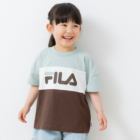 フィラ 半袖 Tシャツ キッズ ロゴ FILA ビッグシルエット 子供服 ワイド 男の子 女の子 スポーツ 綿100％ 夏 100 110 120 130cm [M便 1/2]