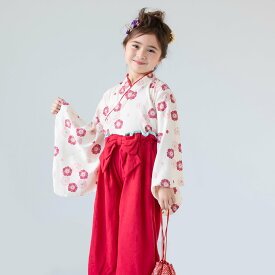 累計販売数35,000枚突破 子供 キッズ 袴 袴風 女の子 2点 セット ひなまつり ひな祭り 節句 七五三 和服 衣装 着物 フォーマル お正月 小学生 結婚式 誕生日 記念日 90 95 100 110 120 130 cm