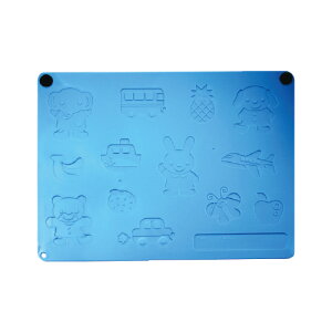 粘土板 型押ねんど板 うさぎ粘土用品 幼稚園 保育園 幼児 ねんど板 ねんどばん 青 ブルー シンプル 粘土 ねんど 油粘土 道具 工作 ずこう 図工 かわいい 可愛い おすすめ 新学期用品 学用品