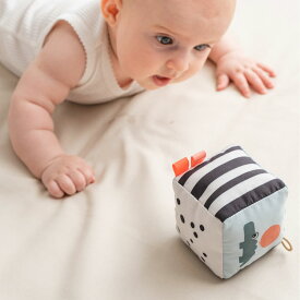 ベビーキューブハッピークラウド カラーミックス DonebyDeer ダンバイディア 北欧 北欧雑貨 おもちゃ 知育玩具 デンマーク ぬいぐるみ 布製 ベビー 赤ちゃん 女の子 男の子 ギフト プレゼント 出産祝い 動物