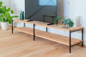 テレビボード 幅100-200cm 【セミオーダー】 無垢材 天然木材 国産木材 日本製 国内生産 受注生産 大川家具 オーダー家具 TVボード テレビラック テレビ台 棚