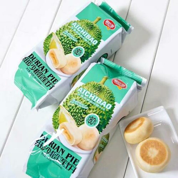 楽天市場 細沙 榴蓮餅 ドリアン味 0g 愛吃堡 中国お菓子中華食品 中華物産 土産 御茶請けやおつまみに ポイント消化 パンダ中華物産