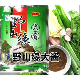 新品セール　野山縁 大醤 100g 中華料理 中国名物 中華調味料 　中華みそ　中華食材 みそ
