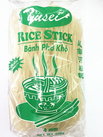 越南 特色 伝統 河粉乾（ ベトナムライススティック　4mm　）ベトナム 料理食材 河粉干 河粉 東南アジア料理 エスニック料理　400g