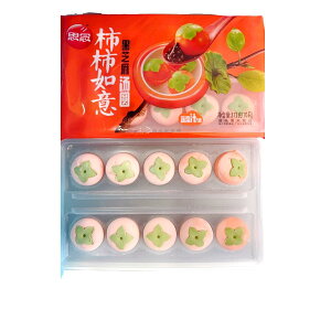 思念 寧波湯圓 柿柿如意 黒芝麻湯圓 湯圓 タンエン  黒芝麻湯圓 黒胡麻タンエン 団円  ゆで団子 中国名点 中華料理 人気商品 312g (10個入り) 柿柿如意黒芝麻湯圓 胡麻入りタンエン 胡