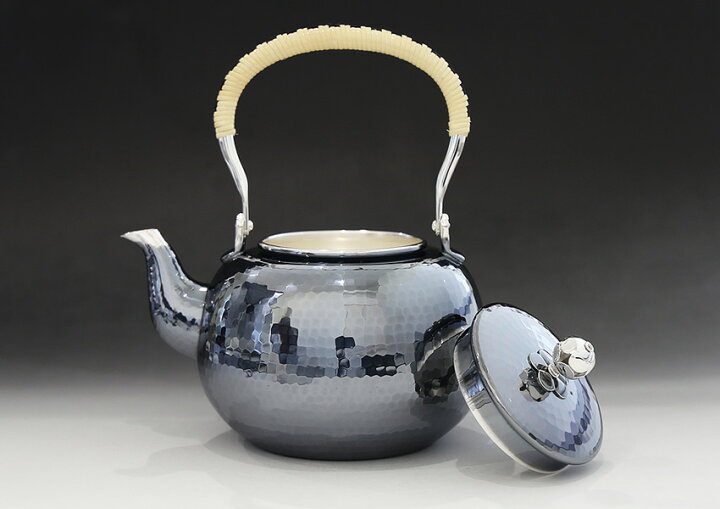 純銀の壺 茶器 茶道具 1958g 干上がる