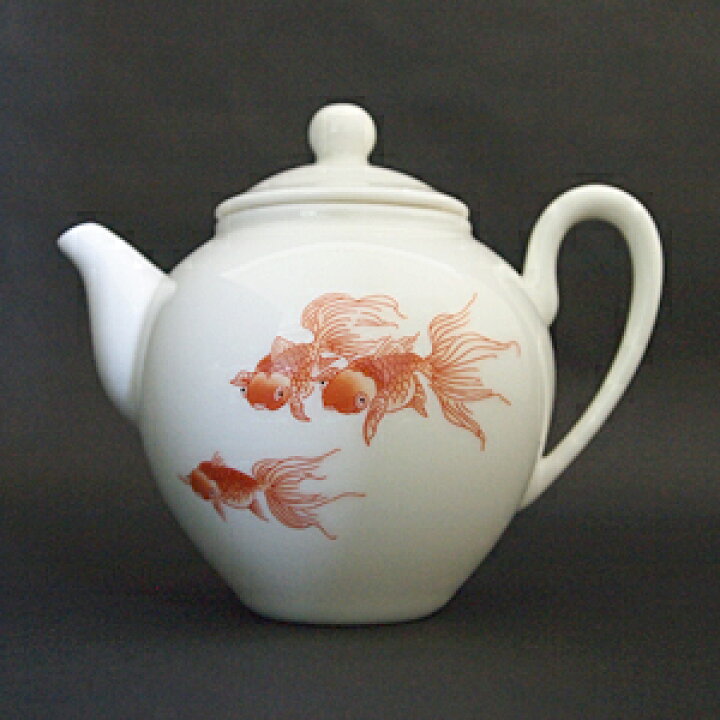 楽天市場】在庫限りで終了 茶壷(急須) 金魚 200ml : 彩香-お茶 ハーブ 