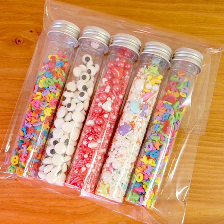 カラフルシュガー5種セット カラースプレー キャンディ 手作りお菓子 カップケーキ スプリンクル デコレーション カラーシュガー ケーキ クッキー 製菓材料 洋菓子