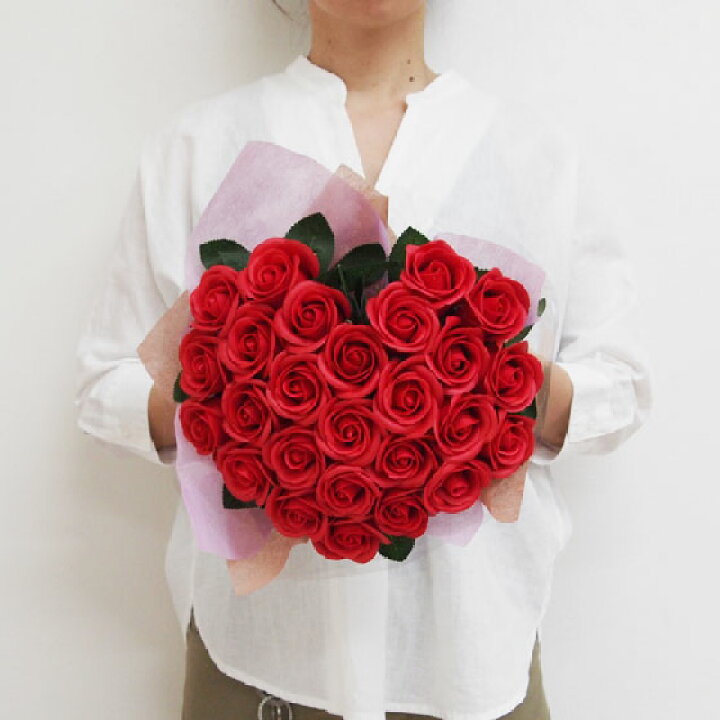 楽天市場 ソープフラワー ハートの花束 ブーケ ギフト シャボンフラワー 造花 誕生日 記念日 挨拶 プレゼント バラ プロポーズ 結婚式 セレモニー ウエディング ブーケサーブ 彩香 お茶 ハーブ 花材 ギフト