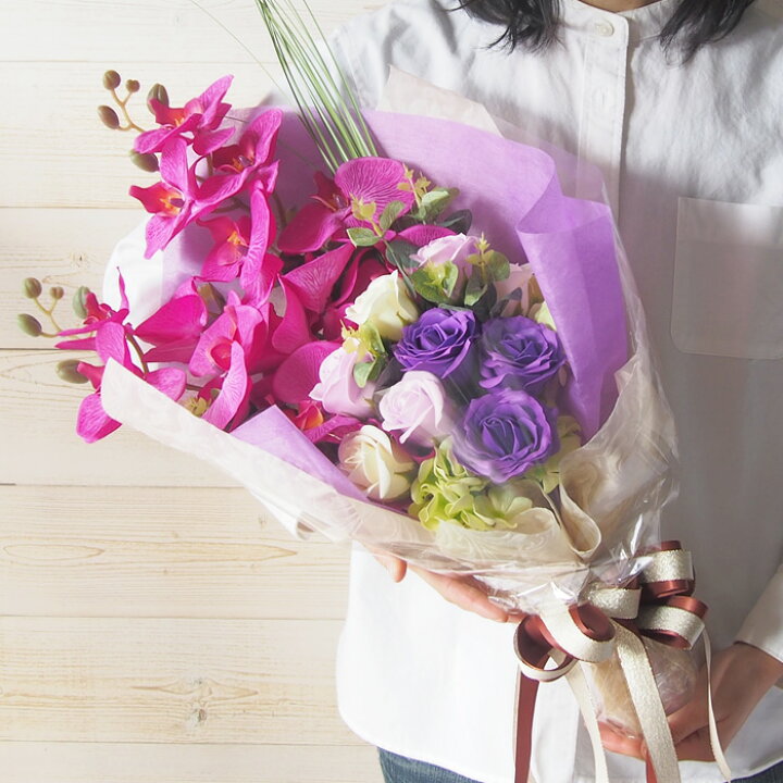 楽天市場】ソープフラワー 花束（大） 送料無料 4599円～ 誕生日 記念 