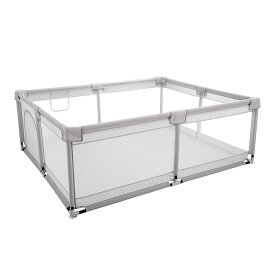 【ポイント5倍！〜1/16 01:59まで】 ベビーサークル メッシュ 持ち運び 150cm×180cm 2025新モデル ボールプール 洗える 持ち運び 中が見える 省スペース コンパクト プレイヤード プレイペン 組み立て簡単 ちゃいなび アンジュスマイル