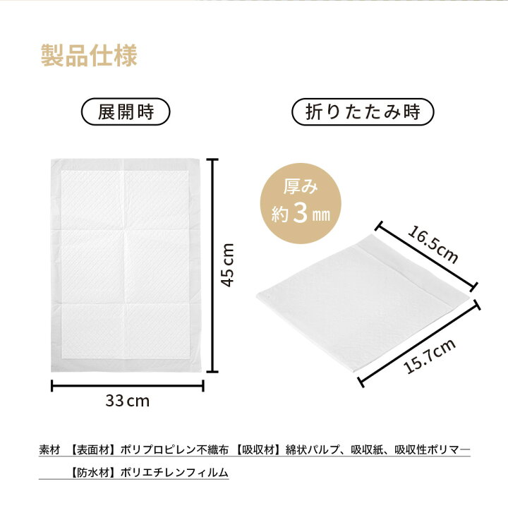 楽天市場】【土日限定ポイント5倍】おむつ替えシート 50枚入り (1個/2 