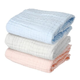 【全品ポイント5倍以上！】 [楽天1位 & 999冠] 6重 ガーゼケット 3枚セット 色を選べる ガーゼ 綿100% 正方形 イブル ブランケット ベビーバスタオル シーツ おくるみ 授乳ケープ イブルガーゼ ベビーガーゼ バスタオル 赤ちゃん タオル ちゃいなび