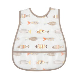 【20日20時〜50%OFFクーポン配布中】 お食事エプロン 食事エプロン エプロン 防水 離乳食 ポケット ボタン 首回り サイズ調整 内側 綿 女の子 男の子 保育園 食事用エプロン 赤ちゃん ベビー 幼児 ちゃいなび アンジュスマイル