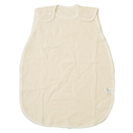 [楽天1位] ちゃいなび 2重 ガーゼ スリーパー 夏用 袖なし ベスト 60cm 〜 80cm 0歳 1歳 2歳 3歳 コットン 綿100％ 夏 春 ベビー キッズ 赤ちゃん 新生児 無地 ベビースリーパー 男の子 女の子 アンジュスマイル