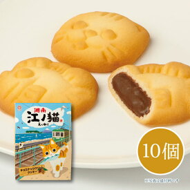 【メーカー直送】しいの食品 湘南 江ノ猫(チョコナッツクリームクッキー） 10個入 ねこ 猫 クッキー 江ノ島 お土産 可愛い お取り寄せ