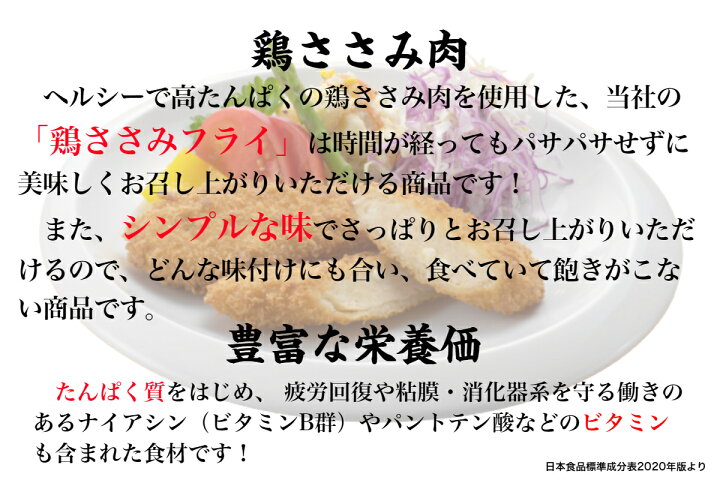 楽天市場 レンジで簡単 鶏ささみ天 ８４ｇ ６個 冷凍 テレビで紹介されました 味のちぬやメーカー直営店