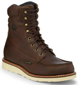 25346 チペワ CHIPPEWA　8"メンズ エッジウォーカー ウォータープルーフ モックトゥ レースアップブーツ6/MYF