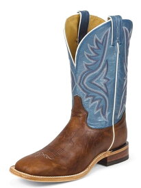 7955 トニーラマ Tony Lama　11"メンズ アヴェット ブルー ウエスタンブーツ6/MYF