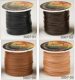 【USA直輸入】tandy LEATHER製 レザークラフト材料 革 道具 カーフレース 革紐 Calf Lace 5007- (3mm×45.7m)【送料無料 通販】