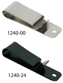 【USA直輸入】tandy LEATHER製 レザークラフト材料 革 道具 金具 ミディアムベルトクリップ（2.2cm×7.6cm）1個入 カラー2種類　Spring Belt/Holster Clip　1240-【送料無料 通販】