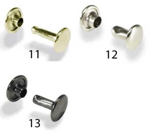 yUSAAztandy LEATHER U[Ntgޗ v   xbg ʃJVyz(a8mm×̒13mm) 100 J[3 Steel Double Cap Rivets 100/pk 1375-1y ʔ́z