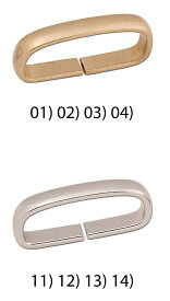 【USA直輸入】tandy LEATHER製 レザークラフト材料 革 道具 金具 ベルト通し 遊革 1個入 Solid Brass Strap Loops 1126- サイズ4種類、カラー2種類【送料無料 通販】