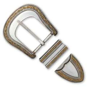 yUSAAztandy LEATHER U[Ntgޗ v   3s[XobNZbg J[FVo[ES[h xgЁF38mm 1Zbg(3s[X) Angel Fire Buckle Set 1-1/2" (38 mm) 7895-10y