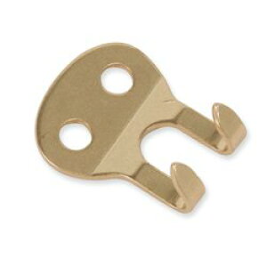 �yUSA���A���ztandy LEATHER�� ���U�[�N���t�g�ޗ� �v ���� ���� �X�g���b�v�z�b�N �T�C�Y�F26.9mm x 34.9mm �J���[�F�^�J 1�� 2-Prong Strap Hook Solid Brass�@1233-00�y�������� �ʔ́z