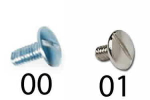1295-00_01�@�R���`���l�W ���̒���2���(6�A10mm)�@���ʁF10���@Concho Screws Nickel Plated�@�^���f�B���U�[�y�������� �ʔ́z
