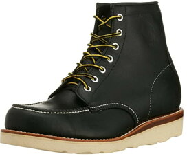 【在庫処分品】チペワ25061サイズ 5 1/2 E（23.5-24cm）Chippewa　6"　ブラック モックトゥ レースアップ W176)