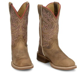 【7/AUFN4224】ジャスティン JUSTIN　レディース 　リトルシュガー　スクエア　トゥー　ウエスタンブーツ