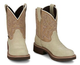 【7/AUGY9551】ジャスティン JUSTIN　レディース ジプシー　シリーズ　ケイ　ターペ　タン　ショート　ウエスタンブーツ