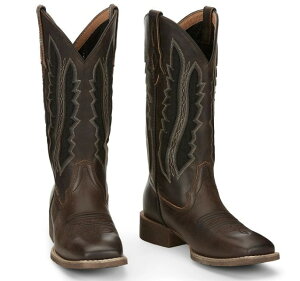 【7/AUGY2971】ジャスティン JUSTIN レディース ジェイシー スクエア  ウエスタンブーツ