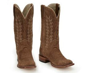 【JP2505】ジャスティン JUSTIN 　ブラウン　スウェード　13インチ　ウエスタンブーツ　6/JL