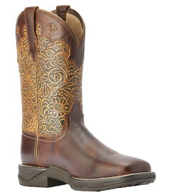 10042421) ARIAT アリアット　アンセム サバンナ エンボスド スクエア トゥ カウボーイ ブーツ 6/JL