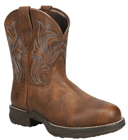 10042422) ARIAT ファットベイビー アンセム ショーティー プルオン ラウンド トゥ ブーツ 6/JL