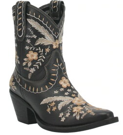 ディンゴ Dingo　プリムローズ　レザー　ブラック　ブーティー　ショートウエスタン