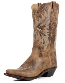 【7/AULF1610】　オールドウエスト Old West　レディース 　スニップ　トゥー　ビンテージ仕上　 ウエスタンブーツ