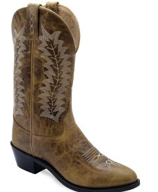 【7/AUOW2039L】　オールドウエスト Old West　レディース 　ホースナチュラル　ラウンド　トゥー　 ウエスタンブーツ