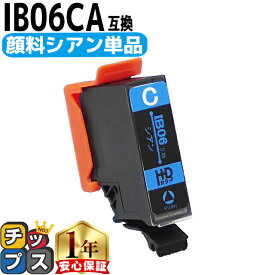 全色顔料 エプソン用 IB06A メガネ IB06CA 顔料 シアン 単品 互換インクカートリッジ 機種： PX-S5010 内容： IB06CA