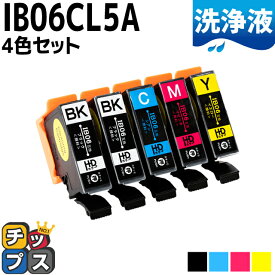 【洗浄液】エプソン互換 IB06A メガネ IB06CL5A 洗浄液 4色5本セット 洗浄カートリッジ 内容： IB06KA IB06CA IB06MA IB06YA 機種： PX-S5010