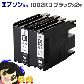 エントリーで必ず+P10 あす楽 エプソン互換 IB02KB 顔料 ブラック×2本 大容量版 互換インクカートリッジ 対応機種：PX-M7110F / PX-M7110FP / PX-M7110FT / PX-S7110 / PX-S7110P