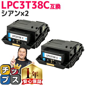 ★エントリーで7月ずっとP10倍 純正同等トナーパウダー エプソン用 LPC3T38 LPC3T38C シアン ×2 ETカートリッジ 互換トナーカートリッジ lpc3t38 機種： LP-S7180 LP-S7180Z LP-S8180 LP-S8180PS 内容： LPC3T38C