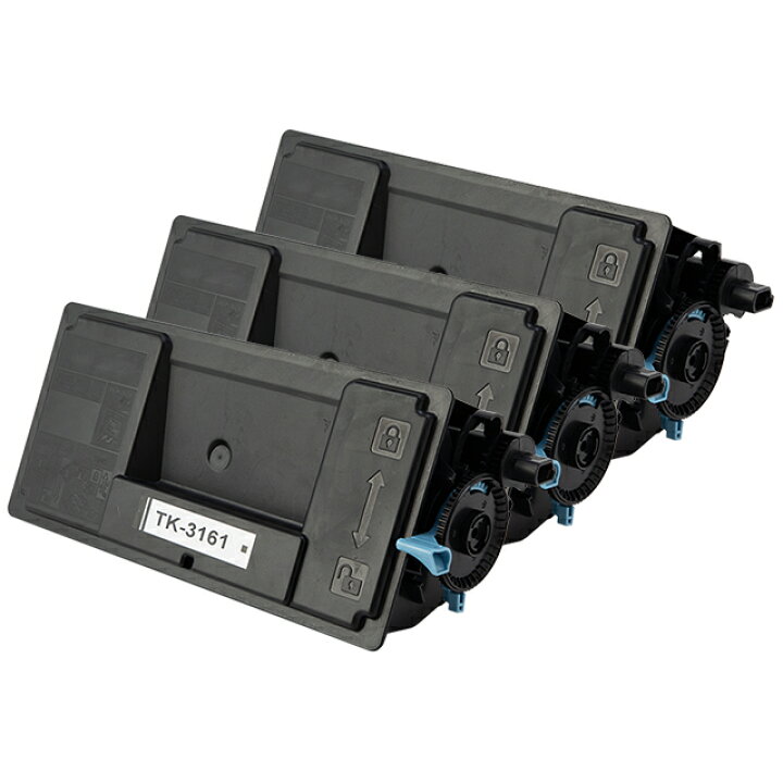 楽天市場】京セラ KYOCERA TK-3161 ブラック 3セット 互換トナー 