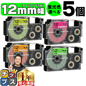 �y�G���g���[�ŕK��P10�{�z �y1��530�~�Ŏ�ɓ���z5�I�ׂ� �J�V�I�p �l�[�������h �u���F 12mm (�e�[�v��) CASIO�p �݊��e�[�v