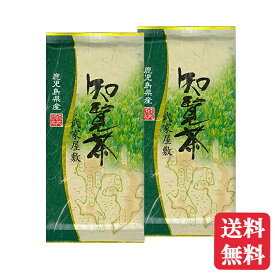 お茶 緑茶 茶葉【2本セット】知覧茶 武家屋敷 100g 知覧茶 鹿児島 送料無料 添加物不使用 ちらん茶 国産 安心 手軽 かごしま茶 1000円ポッキリ　ポイント消化